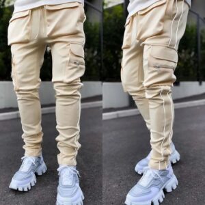 Big Front Pocket Style Fitted Joggers